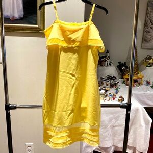 In city girls yellow dress